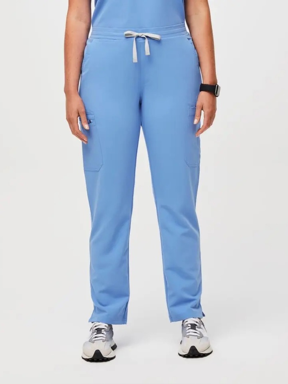 Figs Yola Skinny Scrub Pants Ceil Blue